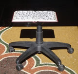  SALOTTO LETERARIO base di sedia libro acetato stampato cm 70x70x45 ca 3, 2011